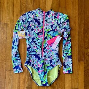 NWT Lilly Pulitzer begonia one piece swimsuit
